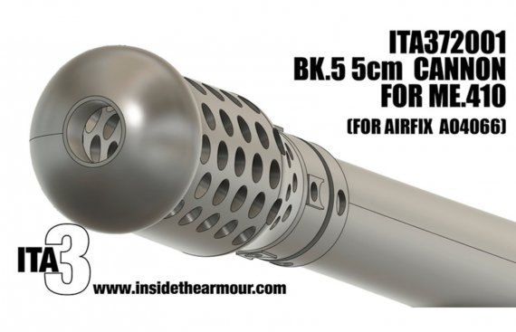 1/72 BK.5 Barrel for Airfix Messerschmitt Me-410A-1/U-2 & U4