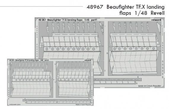 SET Beaufighter TF.X landing flaps
