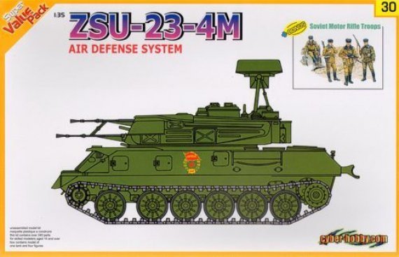 1/35 Russian ZSU-23-4M Air Defence System + Bonus
