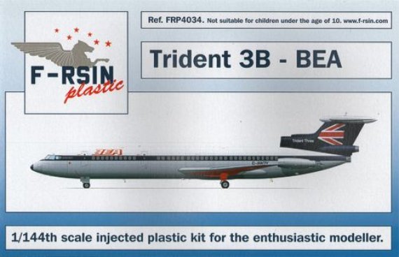 1/144 Trident 3B  BEA  silk-screened decals.