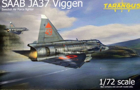 1/72 SAAB JA37 Viggen Swedish AF Fighter