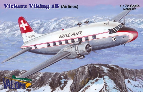 1/72 Vickers Viking 1B Airliner