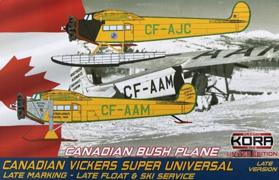 1/72 Vickers Super Universal CF-AJC late Float, ski service