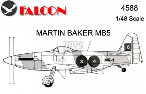 1/48 Martin-Baker MB.5 with decals