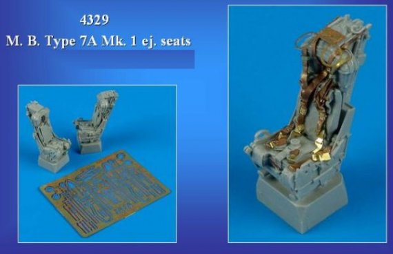 Aires Upgrade set: M.B. Type 7A Mk. 1 ej. seats (for Br. Phantom
