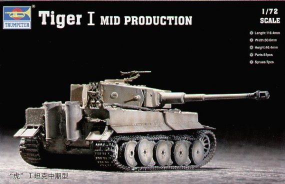 Trumpeter Pz.Kpfw.VI Tiger I Mid 1/72