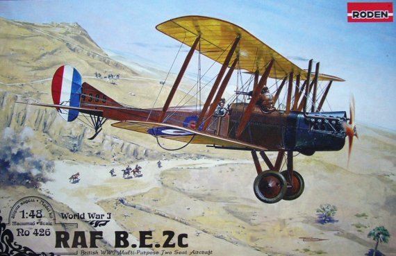 1/48 RAF B.E.2C British WWI Two Seat Aircraft