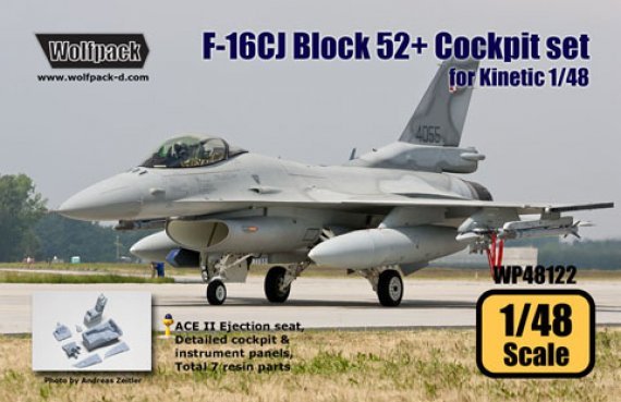 1/48 F-16CJ Block 52+ Cockpit set (Kinetic)