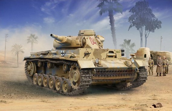 Academy Pz.Kpfw.III Ausf.N Afrika Korps 1/35