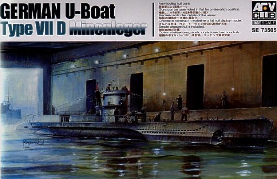 1/350 U-Boat Type VII D Minenleger U Boat