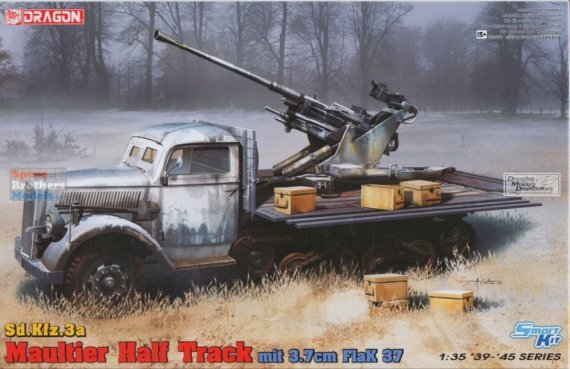 1/35 Sd.Kfz.3a Maultier Half Track mit 3.7cm FlaK 37