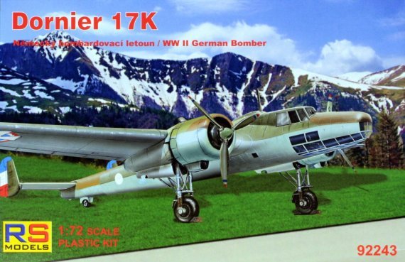 1/72 Dornier Do 17K German WWII Bomber