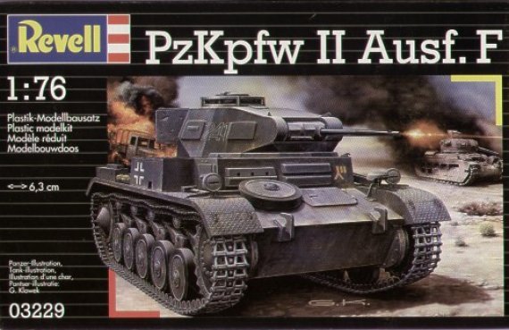 Revell 1/76 Pz.Kpfw.II Ausf.F Carro leggero