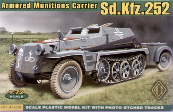 1/72 German Sd.Kfz.252 armoured munitions carrier