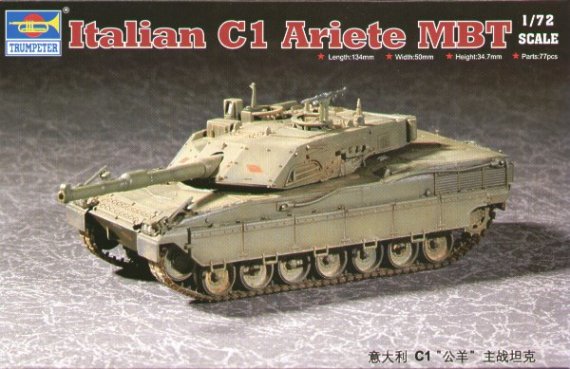 Trumpeter Panzer C1 Ariete 1/72