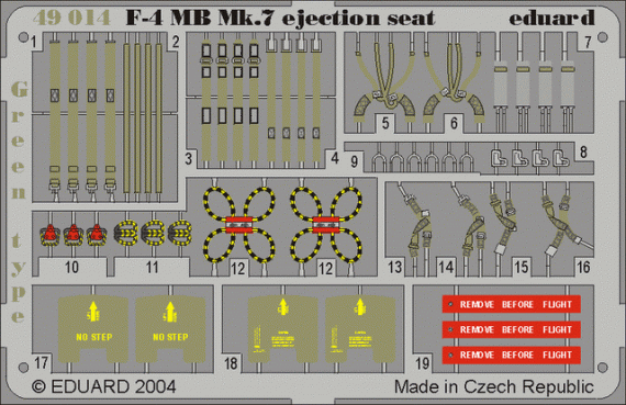 F-4 Phantom II ejection seat green