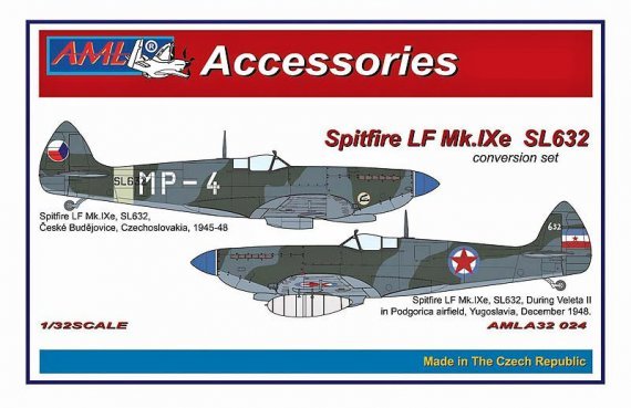 1/32 Spitfire Mk.IXe with Germany fuels Czech AF