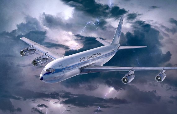 RODEN 1/144 Boeing 707-321 Maquette Avion