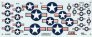 Cam Decals Modern USN Hi-Vis National Insignia 1/32