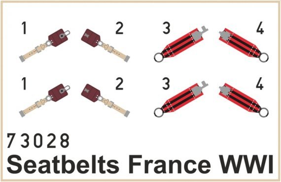 1/72 Seatbelts France WWI SUPER FABRIC