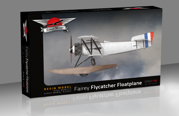1/32 Fairey Flycatcher Floatplane wooden float with wheel