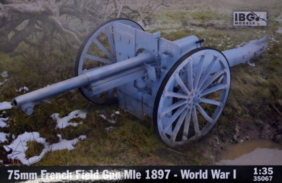 1/35 75mm French Field Gun Mle 1897 World War I
