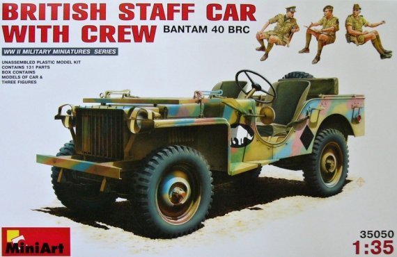 1/35 British Staff Car w/ crew BANTAM 40 BRC