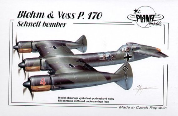 Planet 1/72 Blohm und Voss Bv-P.170 Schnell Bomber