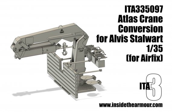 Inside the Armour Alvis FV622 Stalwart Atlas Crane Conversion 1/
