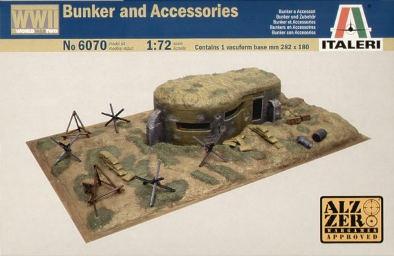 Italeri  Bunker und Zubehoer  1/72
