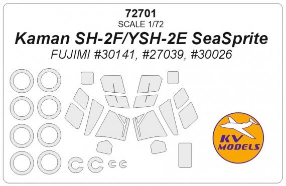 1/72 Kaman SH-2 SeaSprite paint masks