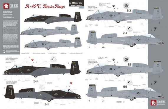 1/32 & 1/72 A-10C Hoosier Hawgs