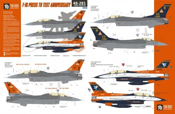 1/48 F-16 Press to Test Anniversary