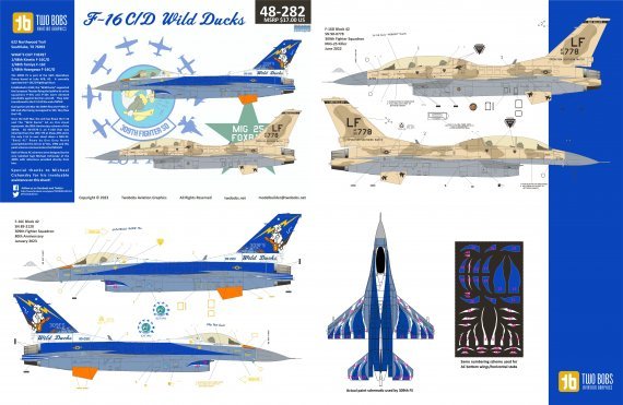 1/48 Lockheed-Martin F-16C/D Wild Ducks 309th Fs