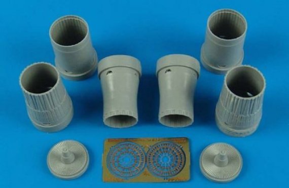 1/72 Su-27 Flanker B exhaust nozzles (TRUMP)