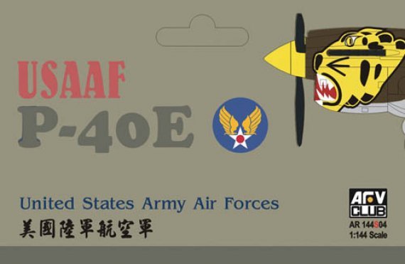 1/144 Curtiss P-40E USAAF