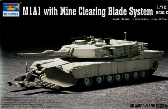 Trumpeter M1A1 Abrams Syst�me de D�minage 1/72