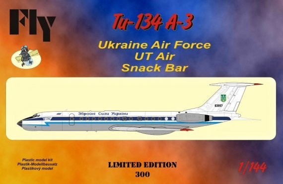 1/144 Tu-134 A-3 (Ukraine AF, UT Air, Snack Bar)
