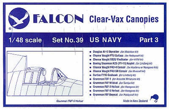 Falcon 1/48 U.S. Navy Part 3 - Verri�res vacuform�es