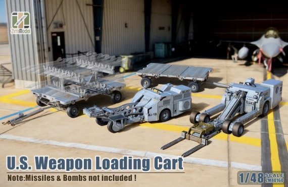 1/48 US Weapons Loading Carts