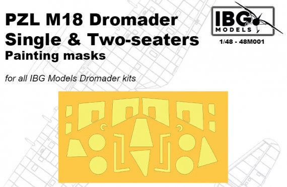 IBG Masques de peinture PZL M18 Dromader 1/48