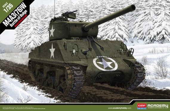 1/35 M4A3W Sherman Battle of the Bulge