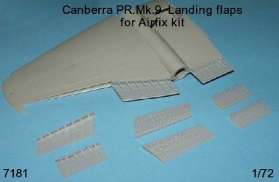 1/72 Canberra PR.Mk.9  Landing Flaps Set (AIRFIX)