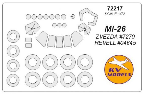 1/72 Mil Mi-26 paint masks