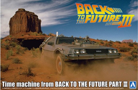 Aoshima DeLorean Zur�ck in die Zukunft III 1/24