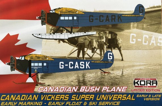 1/72 Canadian Vickers Super Universal-early Float, ski service
