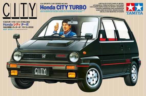 1/24 Honda City Turbo with Motocompo