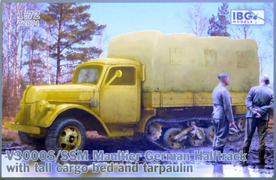1/72 V3000S/SSM Maultier German Halftrack with bed