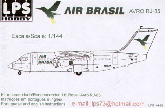 1/144 Avro RJ-85 AIR BRASIL N895/899AA