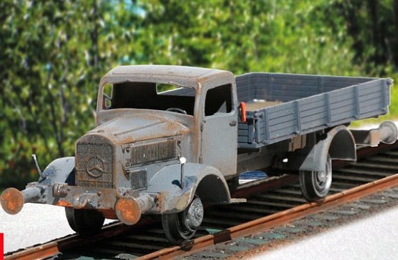 1/72 Mercedes MB L-4500 A Railway Truck